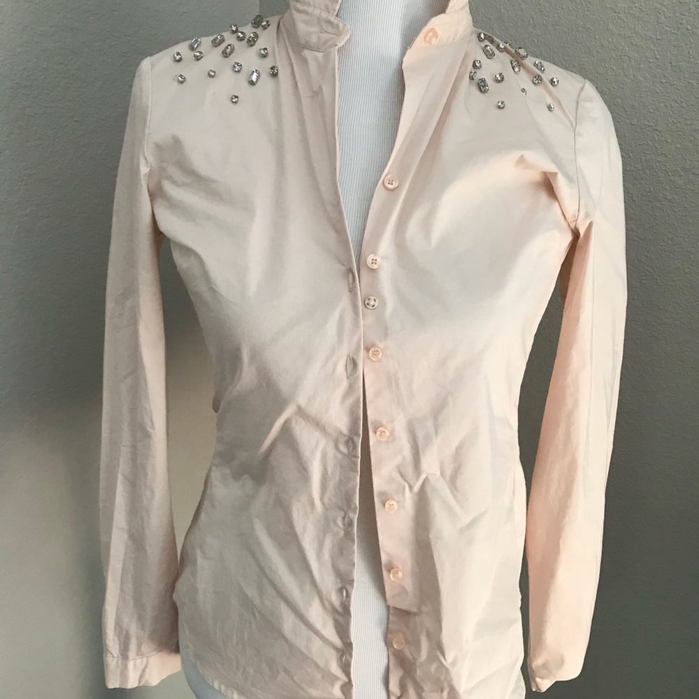 New York and company sequined button down